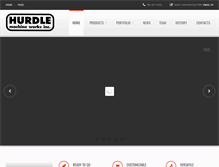 Tablet Screenshot of hurdlemachineworks.com